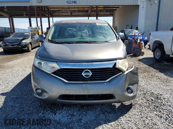 2014 Nissan Quest S with VIN JN8AE2KP2E9106372, listed as a Copart auction lot 48305695 with 95,367 mi miles and Salvage Title. Bid and sale history available at carsss.com. Image 5.