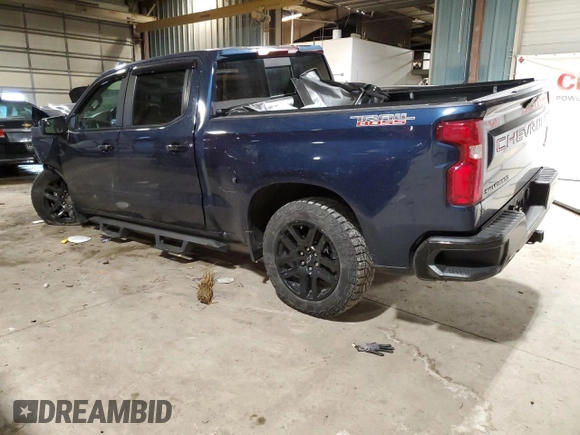 2021 Chevrolet Silverado 1500 LT Trail Boss with VIN 1GCPYFED1MZ256526, listed as a Copart auction lot 47213575 with 50,588 mi miles and Salvage Title. Bid and sale history available at DreamBid. Image 2.