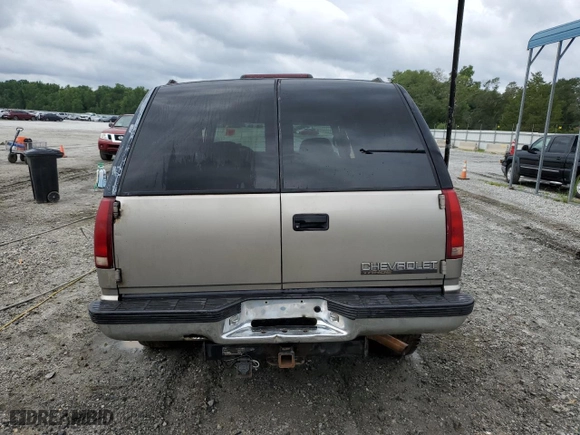 1999 Chevrolet Tahoe Z71 with VIN 1GNEK13R8XJ457201, listed as a Copart auction lot 63990424 with 0 mi miles and Non Repairable. Bid and sale history available at carsss.com. Image 6.
