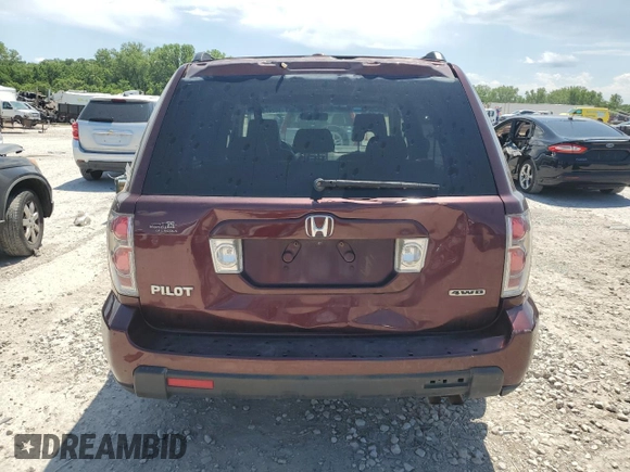 2007 Honda Pilot EX-L z VIN 5FNYF18577B007448, wystawiony jako Copart lot #58247885 z przebiegiem 167 628 mil mil oraz Czysty tytuł • Clean title. Historia ofert i sprzedaży dostępna na DreamBid. Obrazek 6.