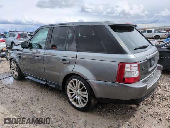 2009 Land Rover Range Rover Sport SC with VIN SALSH234X9A203795, listed as a Copart auction lot 51610875 with 168,112 mi miles and Salvage Title. Bid and sale history available at DreamBid. Image 2.