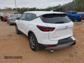 2023 Chevrolet Blazer LT with VIN 3GNKBHR45PS234006, listed as a IAAI auction lot 41927800 with 57,610 mi miles and . Bid and sale history available at DreamBid. Image 3.