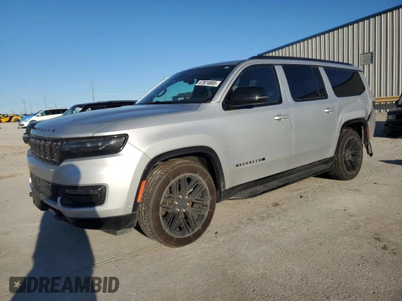 2024 Jeep Wagoneer Series II Carbide with VIN 1C4SJSBP8RS103079, listed as a Copart auction lot 47974685 with 15,990 mi miles and Salvage Title. Bid and sale history available at DreamBid. Image 1.