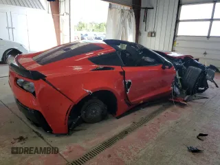 2016 Chevrolet Corvette Z06 1LZ with VIN 1G1YP2D67G5611240, listed as a Copart auction lot 68030904 with 0 mi miles and Salvage Title. Bid and sale history available at carsss.com. Image 3.