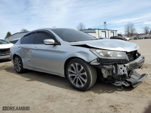 2014 Honda Accord Sedan Sport with VIN 1HGCR2F5XEA029123, listed as a Copart auction lot 50405955 with 228,302 mi miles and Salvage Title. Bid and sale history available at carsss.com. Image 4.