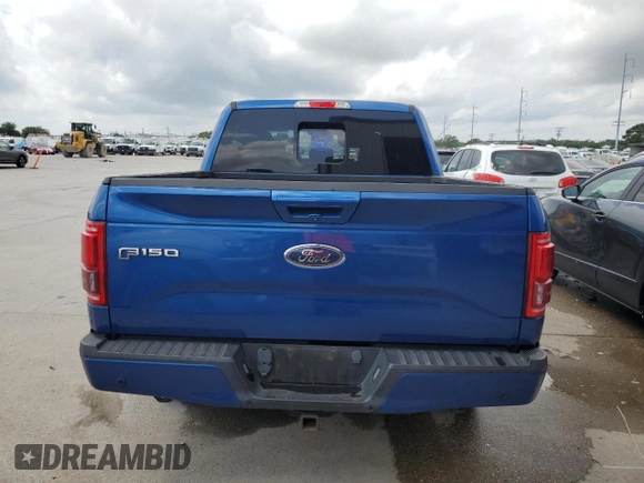2017 Ford F-150 XL with VIN 1FTEW1CP4HFA00336, listed as a Copart auction lot 58044935 with 92,096 mi miles and Salvage title. Bid and sale history available at DreamBid. Image 6.