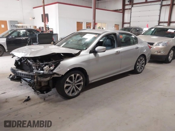 2013 Honda Accord Sport with VIN 1HGCR2F5XDA246010, listed as a IAAI auction lot 42050515 with 165,330 mi miles and . Bid and sale history available at DreamBid. Image 2.