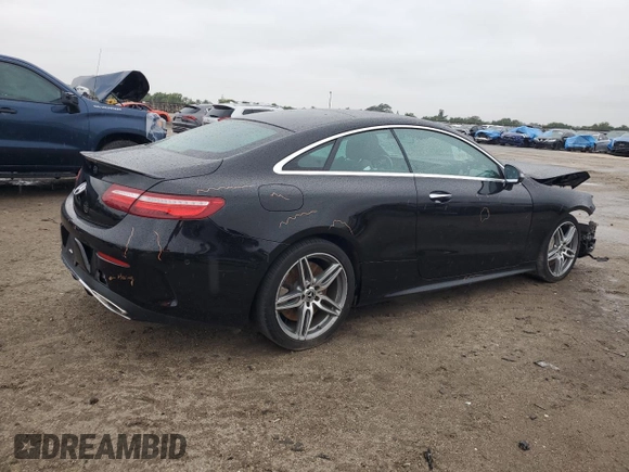 2018 Mercedes-Benz E-Class E 400 with VIN WDD1J6FBXJF068128, listed as a Copart auction lot 88406445 with 0 mi miles and Salvage Title. Bid and sale history available at carsss.com. Image 3.