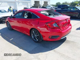 2019 Honda Civic Sedan LX with VIN 2HGFC2F69KH550645, listed as a IAAI auction lot 42043492 with 110,643 mi miles. Bid and sale history available at carsss.com. Image 3.