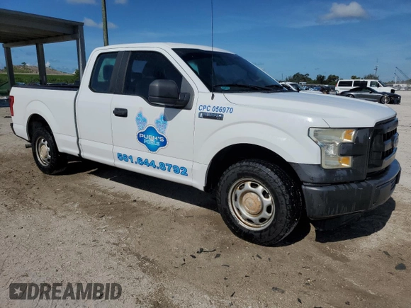 2015 Ford F-150 XL with VIN 1FTEX1C81FFC30919, listed as a Copart auction lot 65620865 with 186,918 mi miles and Clean title. Bid and sale history available at DreamBid. Image 4.