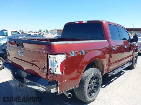 2016 Ford F-150 XLT with VIN 1FTEW1EG6GKD74658, listed as a IAAI auction lot 42070964 with 112,820 mi miles and . Bid and sale history available at DreamBid. Image 4.