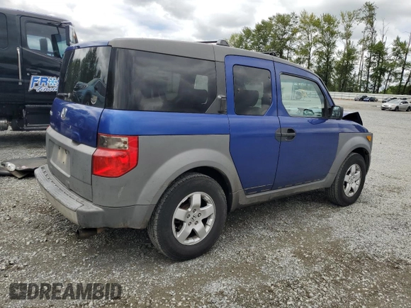 2004 Honda Element EX with VIN 5J6YH28684L025114, listed as a Copart auction lot 64485215 with Not provided miles and Salvage title. Bid and sale history available at DreamBid. Image 3.