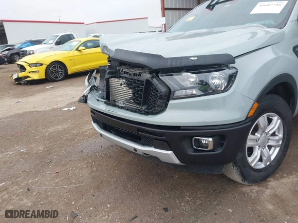 2021 Ford Ranger XL with VIN 1FTER1EH9MLD30966, listed as a IAAI auction lot 41607716 with 35,584 mi miles. Bid and sale history available at carsss.com. Image 6.