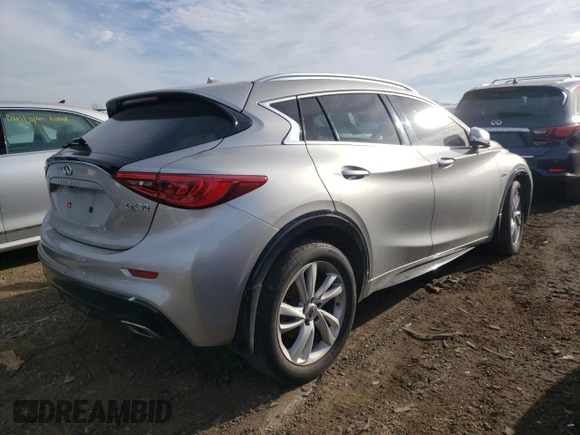 2019 Infiniti QX30 Essential with VIN SJKCH5CP0KA009478, listed as a Copart auction lot 44042324 with Not provided miles and Salvage title. Bid and sale history available at DreamBid. Image 3.