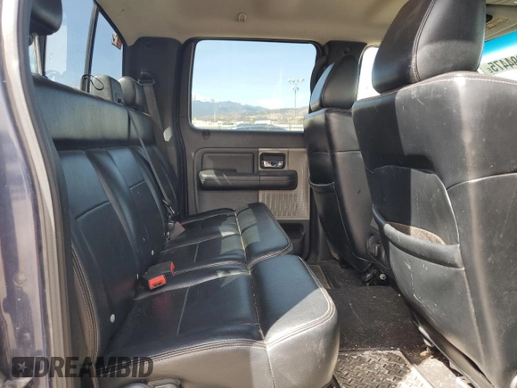 2004 Ford F-150 XLT with VIN 1FTPW14554KB86606, listed as a Copart auction lot 50894475 with 161,366 mi miles and Salvage Title. Bid and sale history available at carsss.com. Image 10.