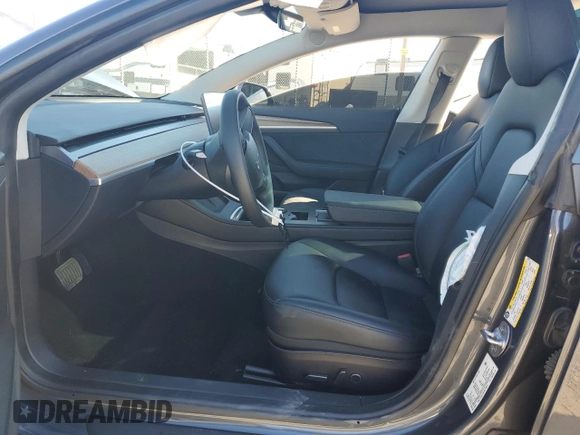 2023 Tesla Model 3 with VIN 5YJ3E1EA6PF713275, listed as a Copart auction lot 41683315 with 26,463 mi miles and Salvage Title. Bid and sale history available at DreamBid. Image 7.