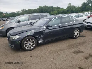 2015 BMW 5 Series 535i xDrive with VIN WBA5B3C5XFD545078, listed as a Copart auction lot 62545975 with 119,525 mi miles and Salvage title. Bid and sale history available at DreamBid. Image 1.