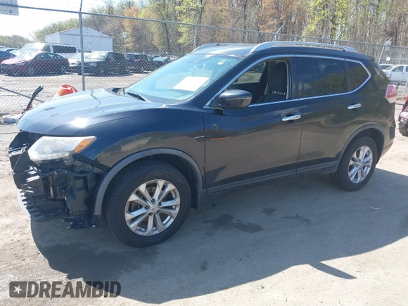 2016 Nissan Rogue SV with VIN KNMAT2MV6GP634539, listed as a IAAI auction lot 41987397 with 108,170 mi miles. Bid and sale history available at carsss.com. Image 22.