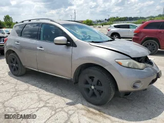 2010 Nissan Murano SL with VIN JN8AZ1MW2AW112980, listed as a Copart auction lot 62884874 with 0 mi miles and Salvage Title. Bid and sale history available at carsss.com. Image 4.
