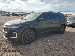 2022 Chevrolet Traverse RS с VIN 1GNERJKW9NJ186505, выставлен на аукционе Copart как лот 63348365 с пробегом 48 990 миль миль и Списание • Salvage title. История ставок и продаж доступна на DreamBid. Изображение 1.