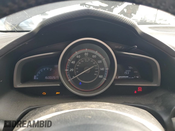 2015 Mazda 3 i Grand Touring with VIN 3MZBM1M79FM226101, listed as a Copart auction lot 49676955 with 160,026 mi miles and Salvage Title. Bid and sale history available at DreamBid. Image 9.