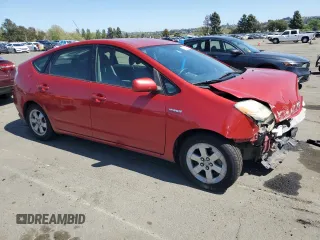 2007 Toyota Prius with VIN JTDKB20U977613382, listed as a Copart auction lot 53869485 with 240,235 mi miles and Salvage Title. Bid and sale history available at carsss.com. Image 4.