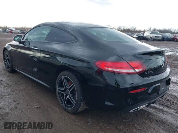 2023 Mercedes-Benz C 300 with VIN W1KWJ8EB9PG118121, listed as a IAAI auction lot 41588140 with 25,457 mi miles and . Bid and sale history available at DreamBid. Image 3.