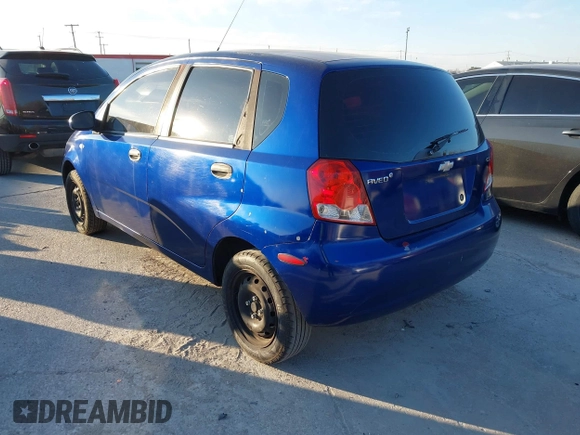 2008 Chevrolet Aveo LS with VIN KL1TD66648B222113, listed as a IAAI auction lot 41384996 with 135,794 mi miles and . Bid and sale history available at DreamBid. Image 3.
