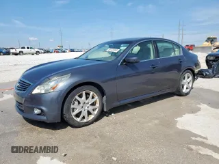 2010 Infiniti G37 Sedan Journey with VIN JN1CV6AP1AM200430, listed as a Copart auction lot 50722965 with 81,956 mi miles and Salvage Title. Bid and sale history available at carsss.com. Image 1.