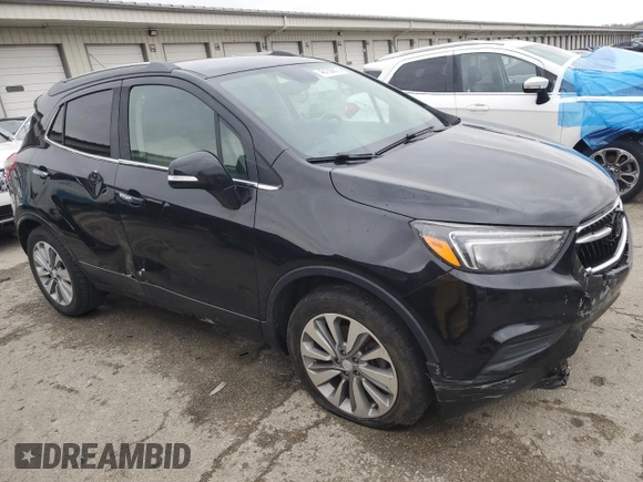 2018 Buick Encore Preferred with VIN KL4CJASB5JB559011, listed as a Copart auction lot 46150615 with 163,845 mi miles and Salvage Title. Bid and sale history available at carsss.com. Image 4.