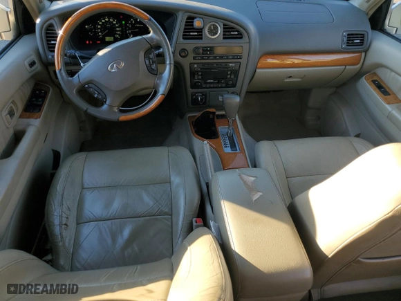 2003 Infiniti QX4 Luxury with VIN JNRDR09Y93W300623, listed as a Copart auction lot 82672114 with 214894 miles and Salvage Title. Bid and sale history available at carsss.com. Image 8.