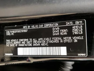 2012 Volvo S60 T5 with VIN YV1622FS0C2101907, listed as a Copart auction lot 53879165 with 116,323 mi miles and Non Repairable. Bid and sale history available at carsss.com. Image 12.