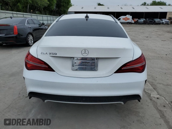 2018 Mercedes-Benz CLA 250 with VIN WDDSJ4EB4JN682611, listed as a Copart auction lot 47801354 with 38,264 mi miles and . Bid and sale history available at DreamBid. Image 6.