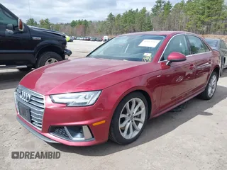 2019 Audi A4 Premium Plus z VIN WAUENAF49KN004753, wystawiony jako IAAI lot #42012315 z przebiegiem 105 208 mil mil oraz . Historia ofert i sprzedaży dostępna na DreamBid. Obrazek 17.