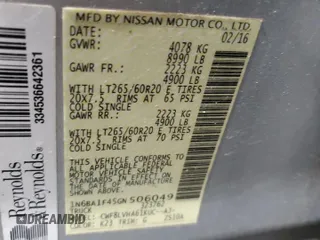 2016 Nissan Titan XD PRO-4X with VIN 1N6BA1F45GN506049, listed as a Copart auction lot 70746074 with 153,093 mi miles and Salvage Title. Bid and sale history available at carsss.com. Image 12.