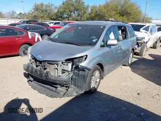 2014 Toyota Sienna XLE with VIN 5TDYK3DC7ES447903, listed as a IAAI auction lot 41835665 with 224,492 mi miles. Bid and sale history available at carsss.com. Image 19.