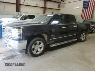 2017 Chevrolet Silverado 1500 LTZ with VIN 3GCPCSEC9HG339738, listed as a Copart auction lot 53599595 with 220,488 mi miles and Salvage Title. Bid and sale history available at DreamBid. Image 1.