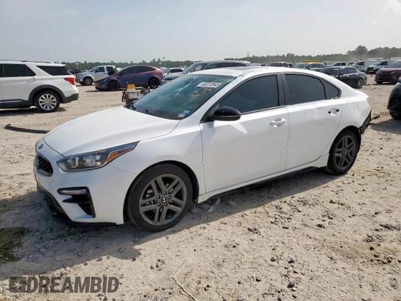 2021 Kia Forte GT-Line z VIN 3KPF34AD5ME396885, wystawiony jako Copart lot #63313945 z przebiegiem 59 429 mil mil oraz Szkoda całkowita • Salvage title. Historia ofert i sprzedaży dostępna na DreamBid. Obrazek 1.
