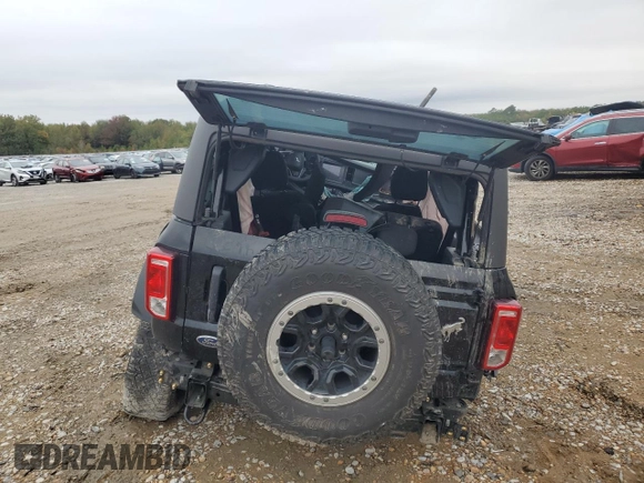 2023 Ford Bronco with VIN 1FMDE5CP9PLB01308, listed as a Copart auction lot 79002934 with Not Provided miles and Salvage Title. Bid and sale history available at carsss.com. Image 6.