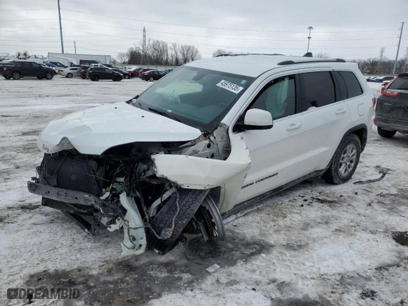 2018 Jeep Grand Cherokee Laredo E with VIN 1C4RJFAG3JC343050, listed as a Copart auction lot 45975135 with 56,081 mi miles and Non Repairable. Bid and sale history available at carsss.com. Image 1.