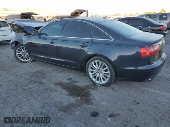 2013 Audi A6 Premium Plus with VIN WAUDFAFC7DN018573, listed as a Copart auction lot 79898604 with 71,914 mi miles and Salvage title. Bid and sale history available at DreamBid. Image 2.