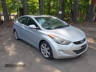 2012 Hyundai Elantra GLS with VIN KMHDH4AE2CU274191, listed as a IAAI auction lot 42680474 with 186,713 mi miles and . Bid and sale history available at DreamBid. Image 1.
