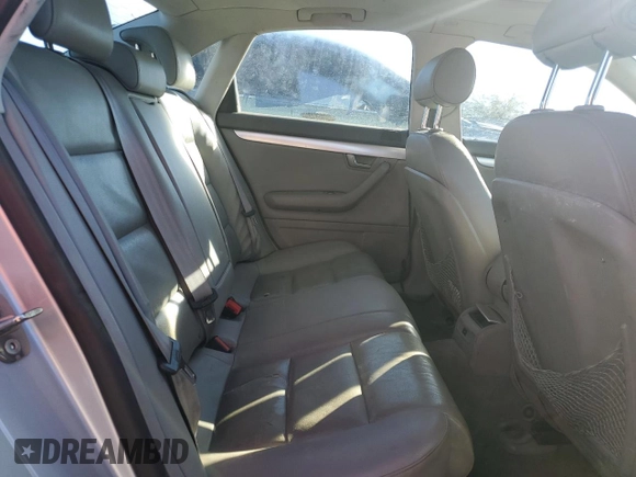 2007 Audi A4 2.0T with VIN WAUAF78EX7A038493, listed as a Copart auction lot 87763525 with 165,071 mi miles and Salvage Title. Bid and sale history available at carsss.com. Image 10.