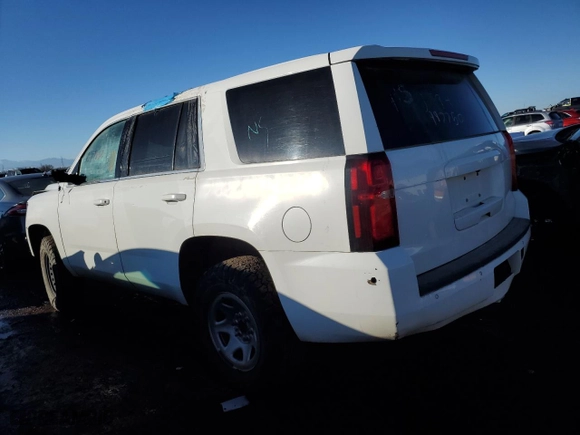 2018 Chevrolet Tahoe Commercial with VIN 1GNSKFEC0JR126193, listed as a Copart auction lot 43215045 with 33,896 mi miles and Clean Title. Bid and sale history available at carsss.com. Image 2.