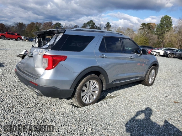 2021 Ford Explorer Limited with VIN 1FM5K8FW3MNA05482, listed as a Copart auction lot 80943644 with 63,600 mi miles and Salvage Title. Bid and sale history available at carsss.com. Image 3.