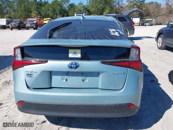 2020 Toyota Prius L Eco with VIN JTDKARFU8L3121625, listed as a IAAI auction lot 41700747 with 79,721 mi miles. Bid and sale history available at carsss.com. Image 16.