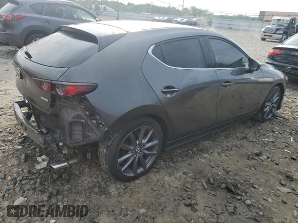 2019 Mazda 3 with VIN JM1BPAJMXK1119912, listed as a Copart auction lot 59708825 with 50,459 mi miles and Salvage title. Bid and sale history available at DreamBid. Image 3.