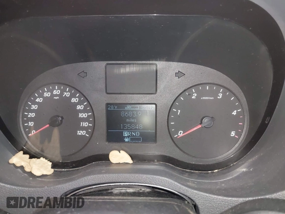 2019 Mercedes-Benz Sprinter Cargo with VIN WD4PF0CD5KP088412, listed as a IAAI auction lot 41618741 with 135,848 mi miles. Bid and sale history available at carsss.com. Image 7.