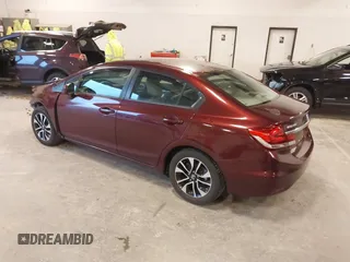 2014 Honda Civic Sedan EX with VIN 19XFB2F8XEE084520, listed as a IAAI auction lot 41851146 with 86,607 mi miles. Bid and sale history available at carsss.com. Image 3.