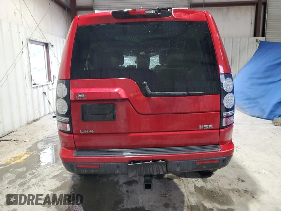 2016 Land Rover LR4 HSE with VIN SALAG2V64GA799125, listed as a Copart auction lot 42559105 with 87,938 mi miles and Salvage title. Bid and sale history available at DreamBid. Image 6.